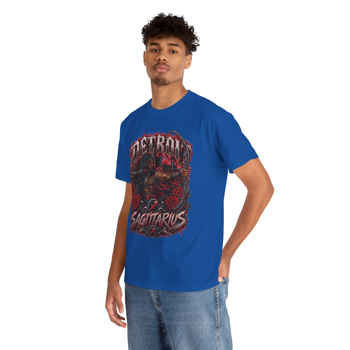 Detroit Sagittarius T-Shirt | Astrology Archer Graphic Tee