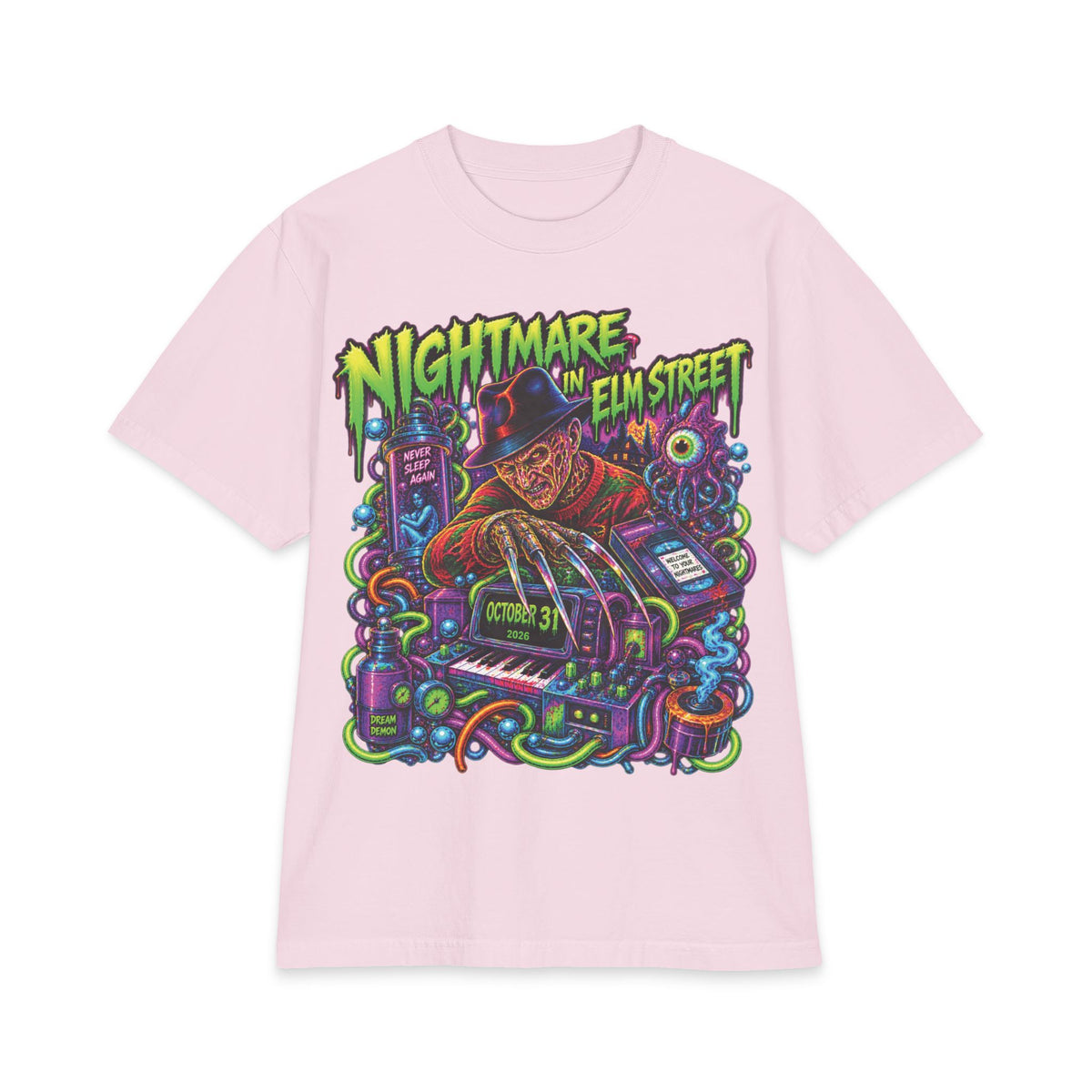 Nightmare on Elm Street Freddy Krueger T-Shirt | Horror Movie Tee