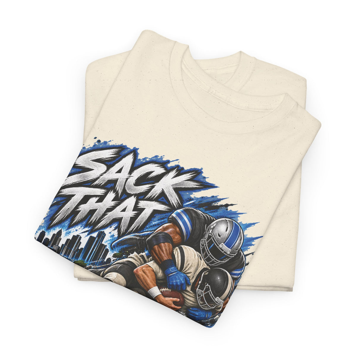 Sack That MF Lions football Graphic T-Shirt