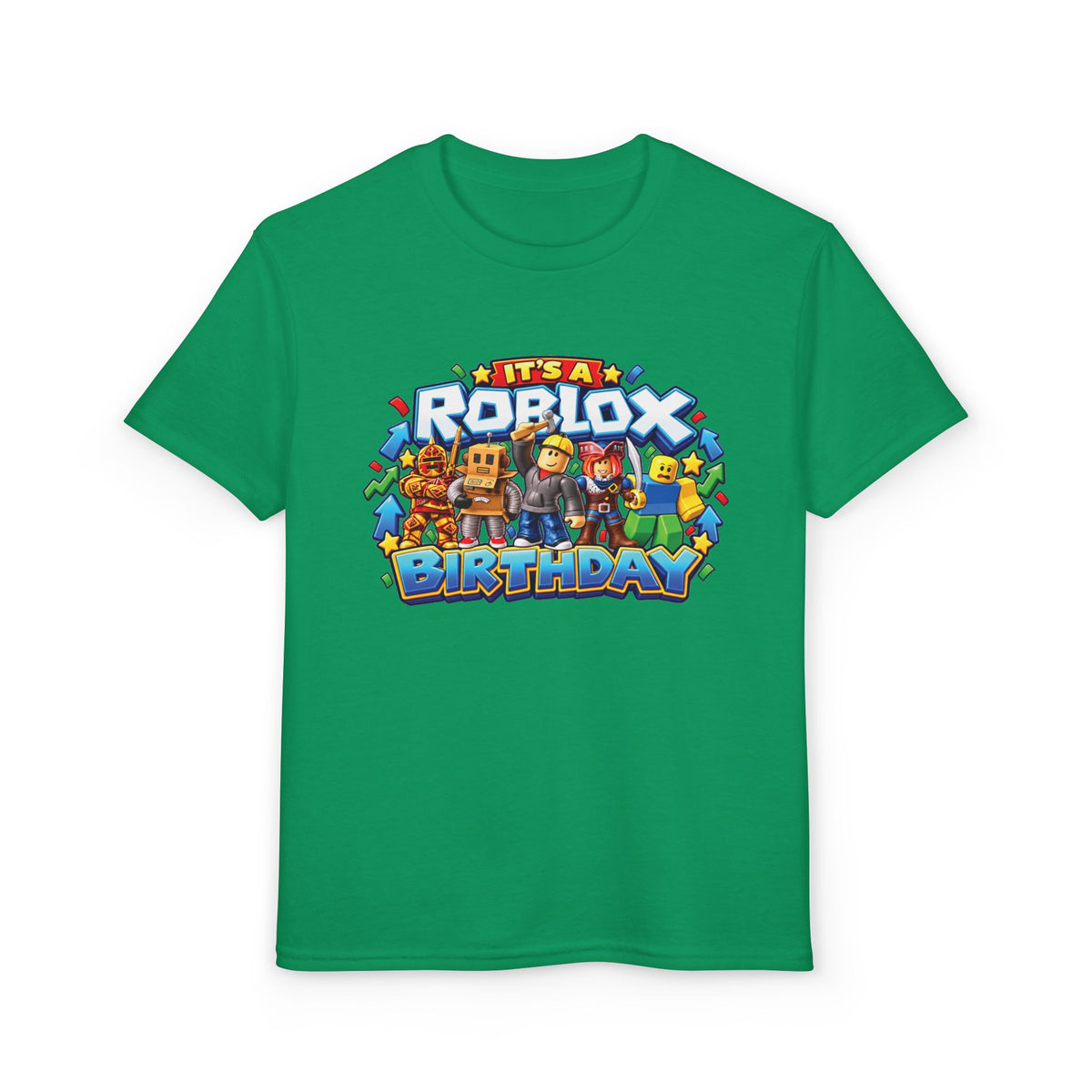Youth Roblox Birthday T-Shirt – Leveling Up to 12