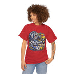 Detroit Michigan Lion Cityscape Graphic T-Shirt