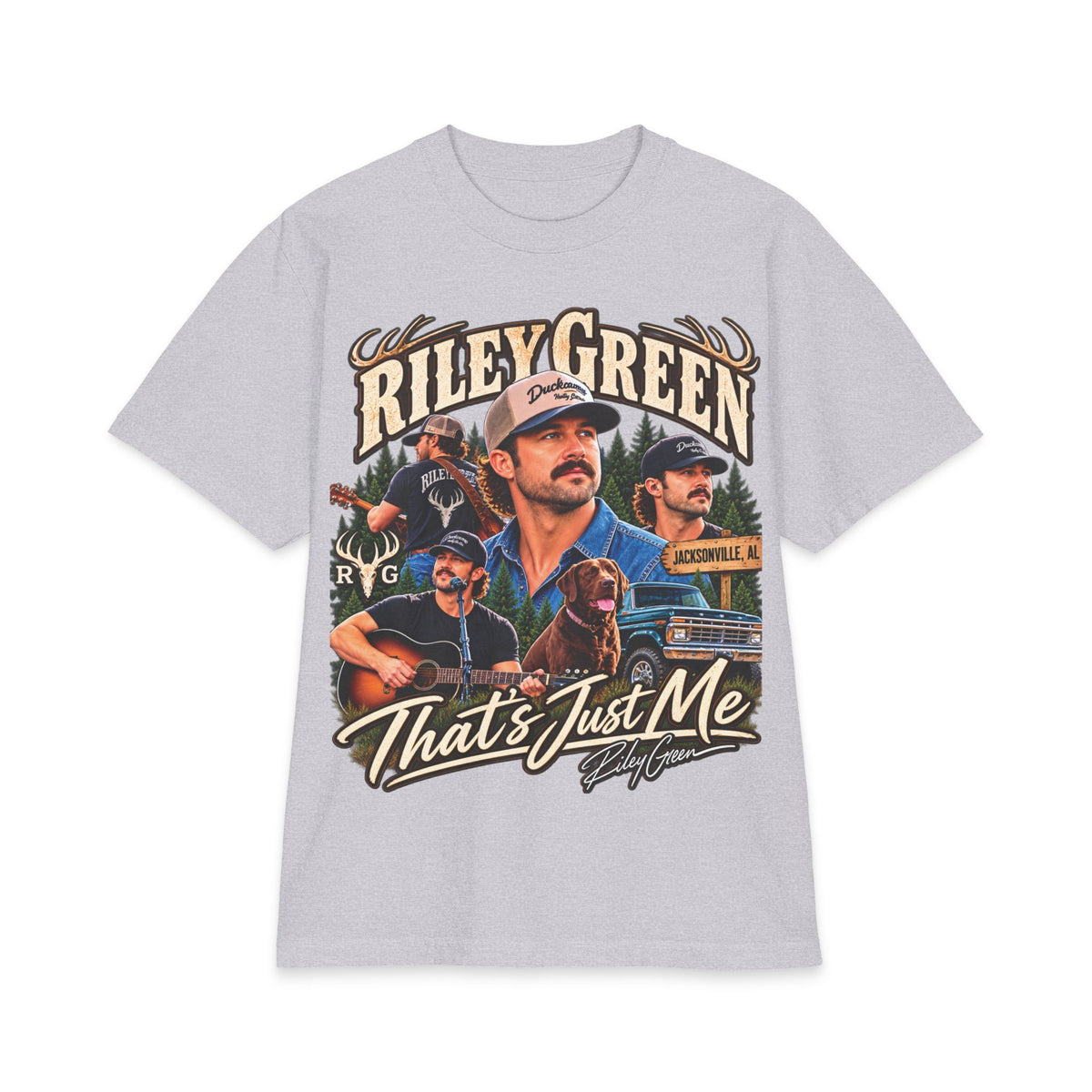 Riley Green Collage That's Just Me T-Shirt | Country Music Tee