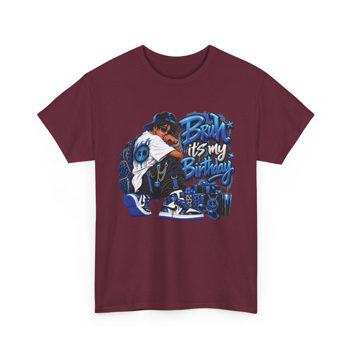 Bruh It’s My Birthday Graphic T-Shirt