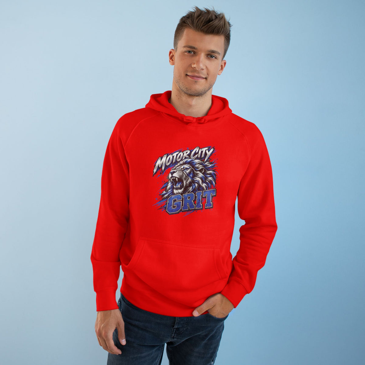 Detroit Michigan Motor City Football Spirit Hoodie