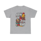 Teaching in My Veins & Jesus in My Heart T-Shirt | Teacher Faith Tee