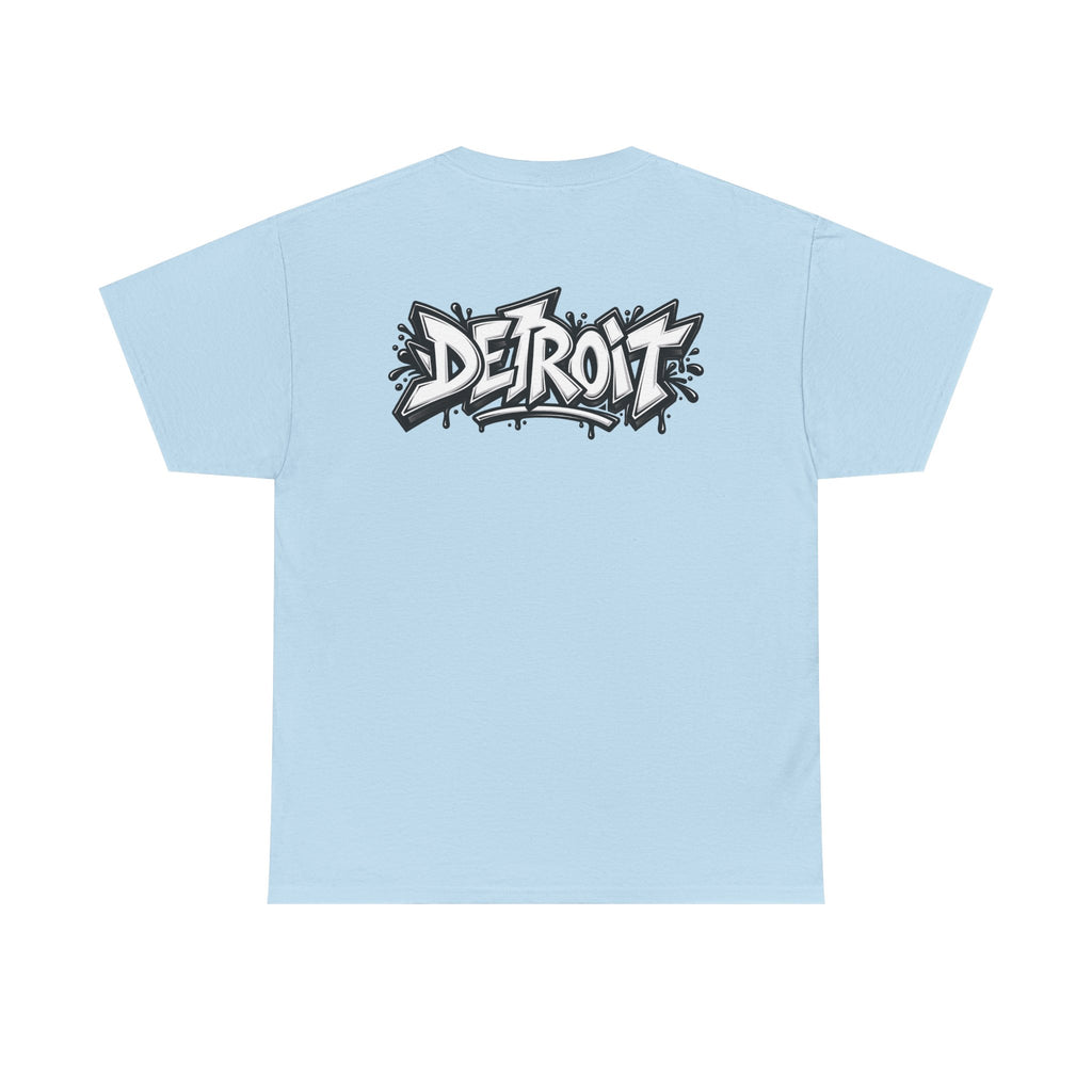 Detroit Lion Graffiti tee | Colorful Drip Lion Detroit Tee