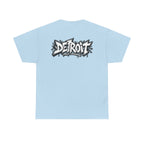 Detroit Lion Graffiti tee | Colorful Drip Lion Detroit Tee