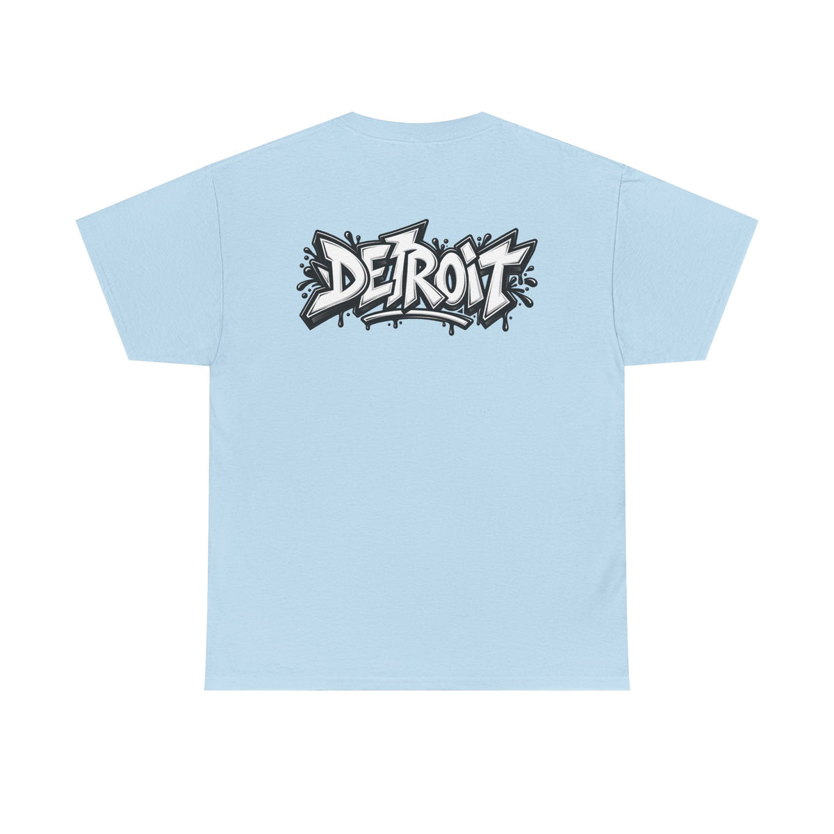 Detroit Lion Graffiti tee | Colorful Drip Lion Detroit Tee