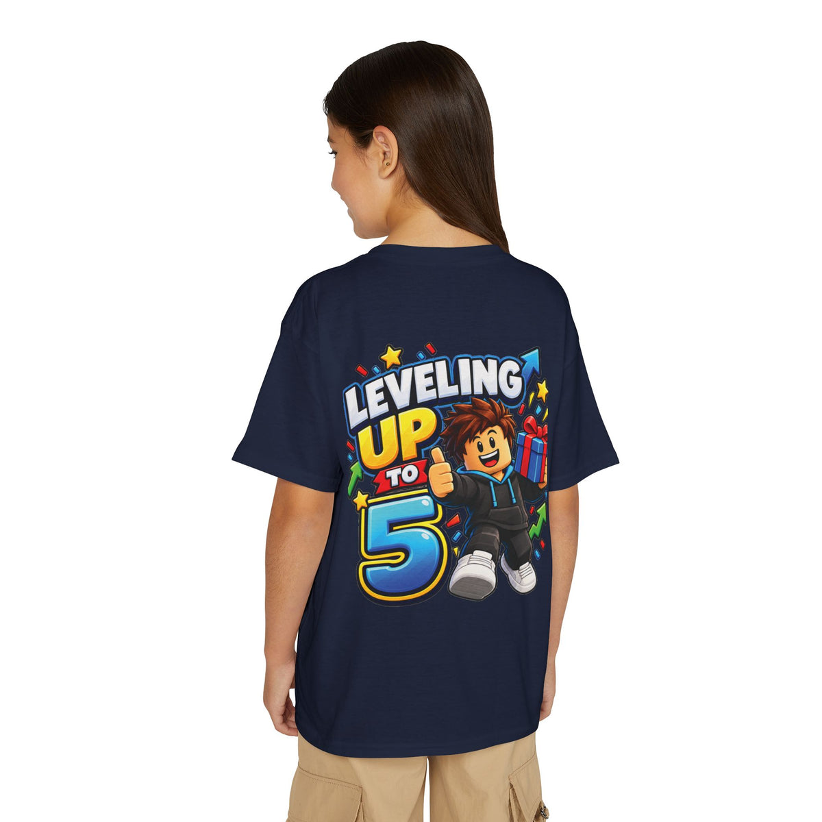 Roblox Birthday “Leveling Up to 5” Youth T-Shirt