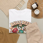Balls Deep in Christmas Spirit Graphic Tee