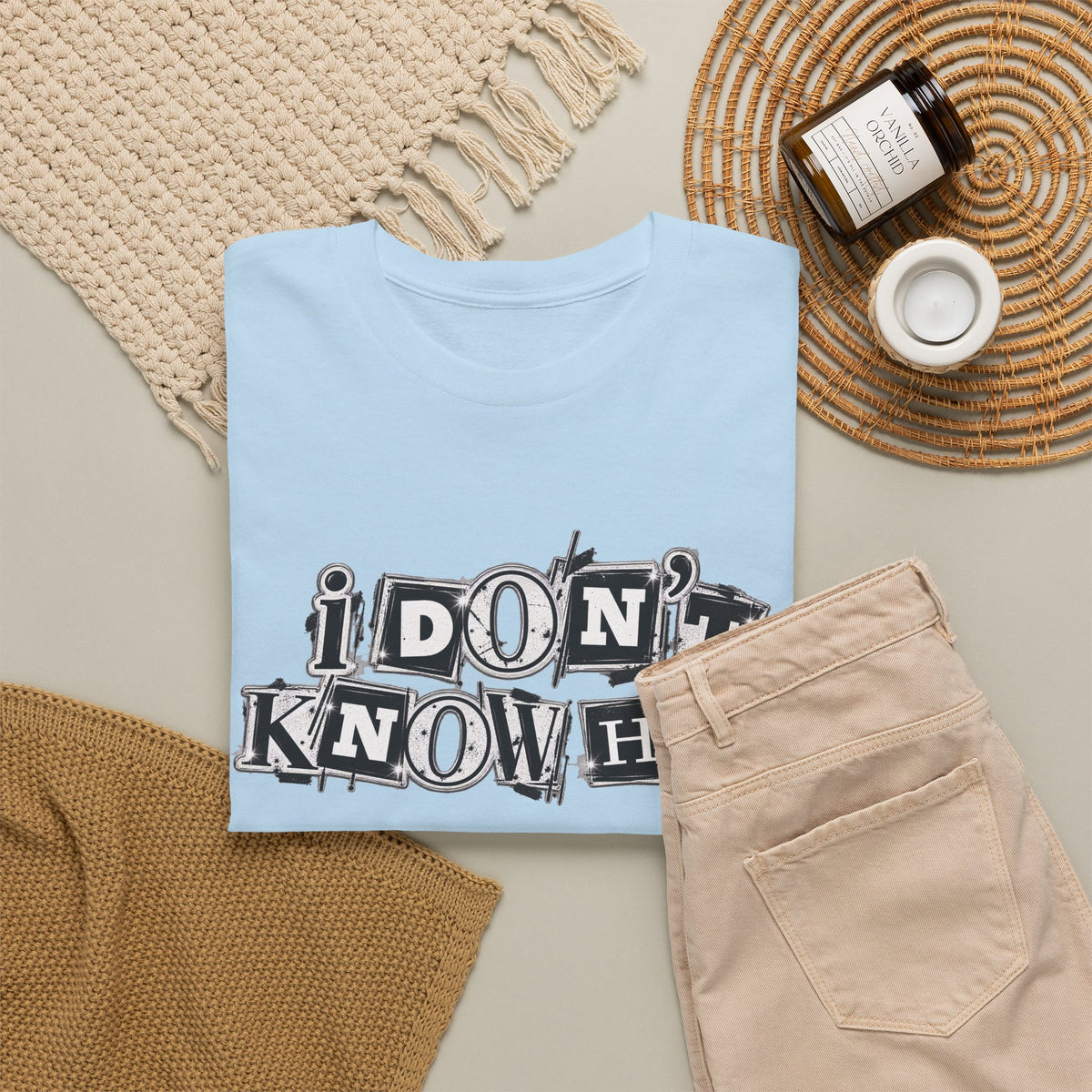 I Don’t Know Him Couples Statement T-Shirt