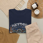 Detroit Muscle Car Tee | Vintage Hot Rod Illustration, Garage Scene