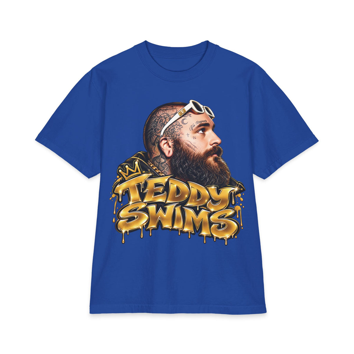 Teddy Swims Portrait Tee | Graffiti Logo T-Shirt