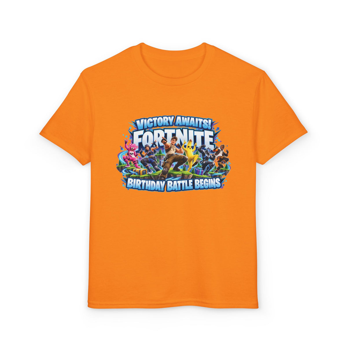Fortnite Victory Awaits Birthday Battle Begins Youth T-Shirt