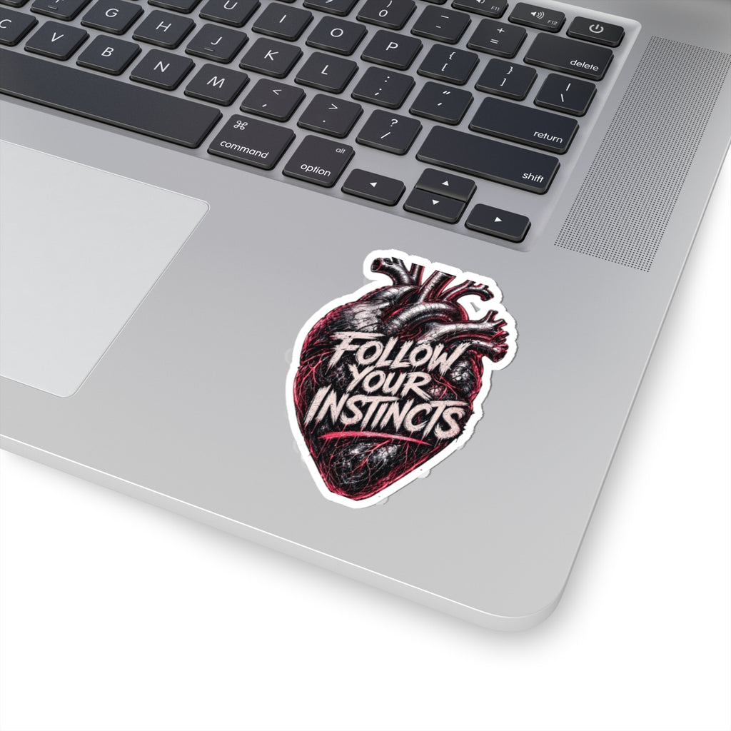 Anatomical Heart "Follow Your Instincts" Sticker | Kiss-Cut Sticker