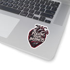 Anatomical Heart "Follow Your Instincts" Sticker | Kiss-Cut Sticker