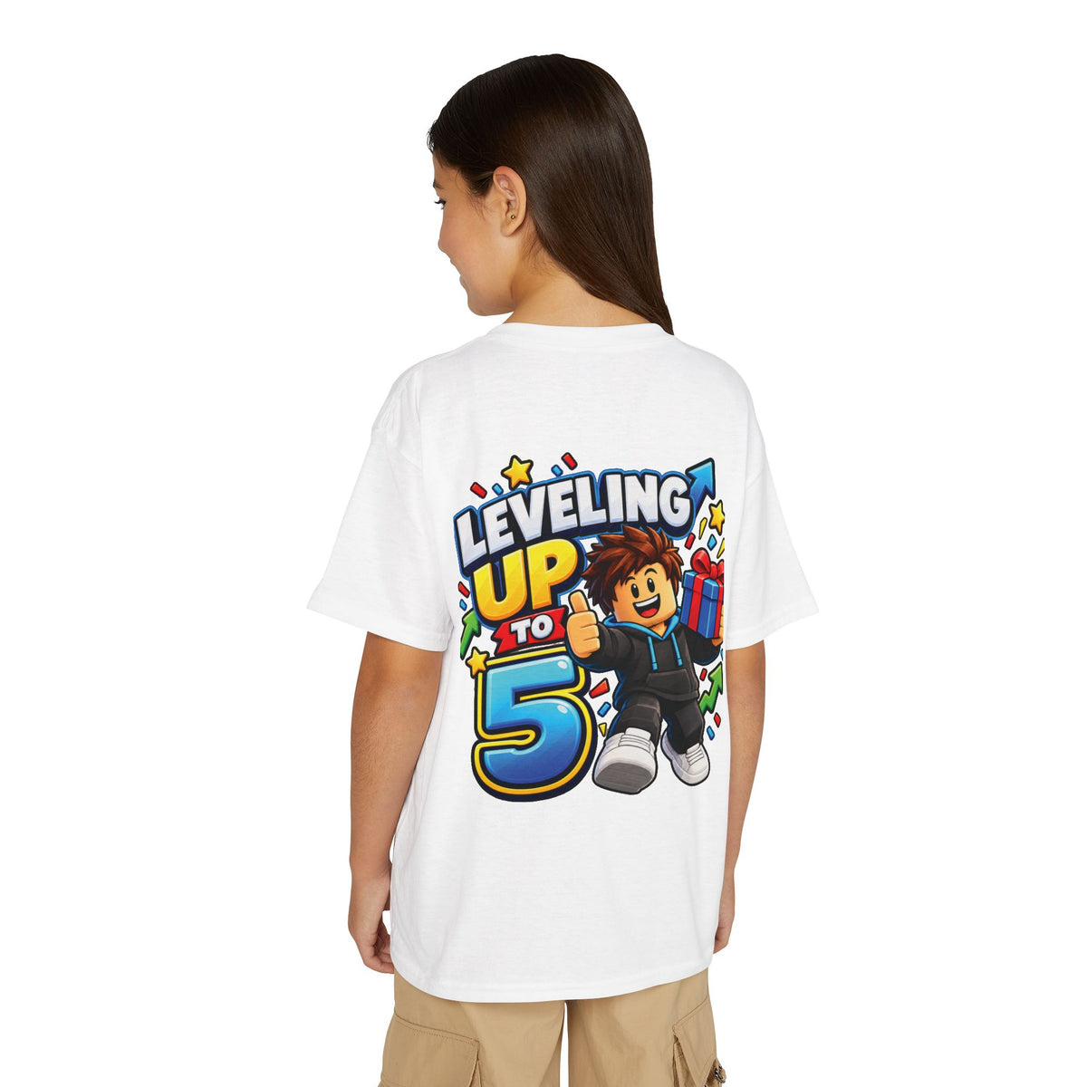 Roblox Birthday “Leveling Up to 5” Youth T-Shirt