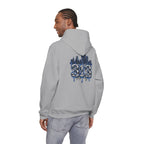 Detroit 313 Skyline Hoodie | Dripping Graffiti City Football Design