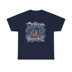 Detroit Basketball Lion Graphic Tee | City Streetball Detroit D Logo