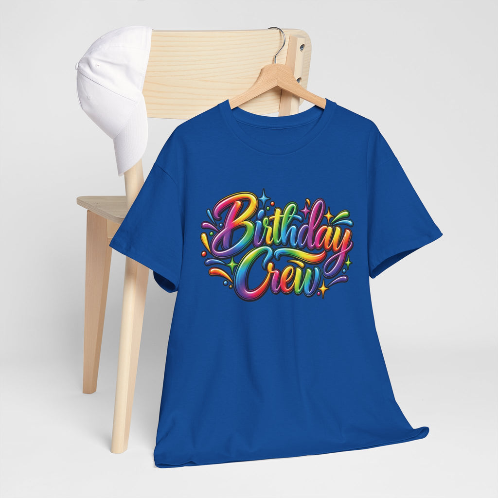 Birthday Crew Colorful Celebration T-Shirt
