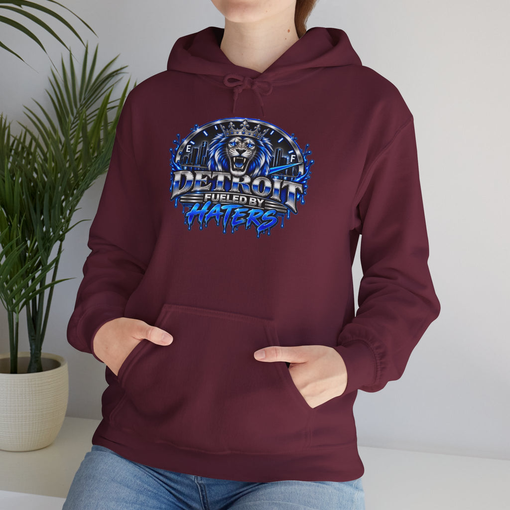 Detroit Graffiti Lion Hoodie | Detroit Drip Streetwear Sweatshirt