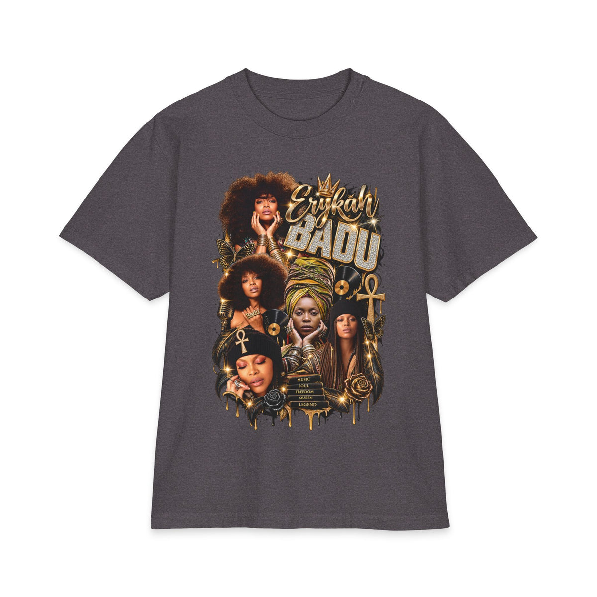 Badu Afro Queens Collage T-Shirt | Retro Soul Portraits