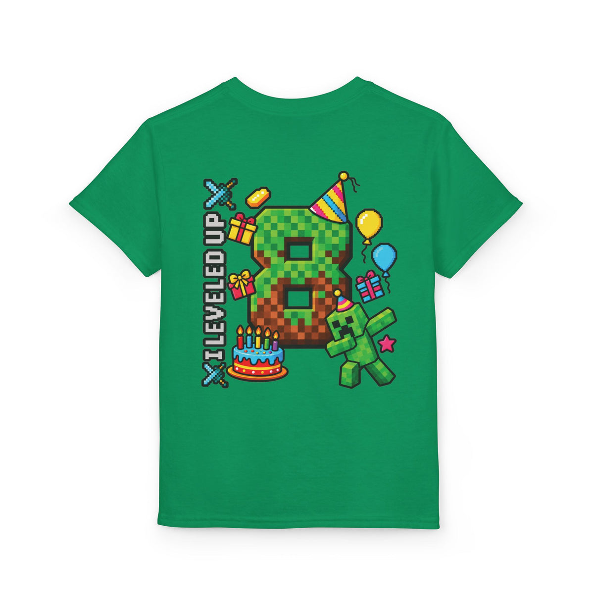 Bruh It’s My Birthday Minecraft-Inspired Youth T-Shirt