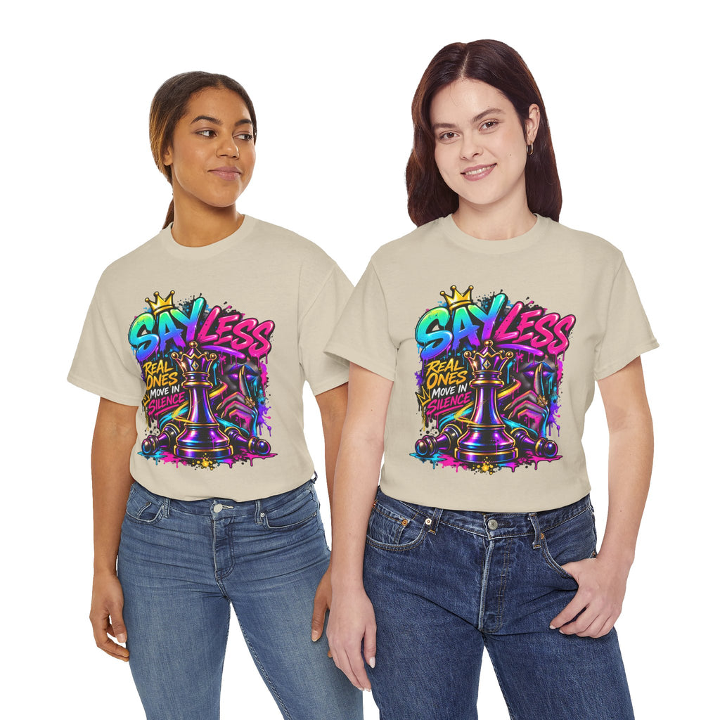 Say Less Chess King Tee | Graffiti Chess Piece Streetwear