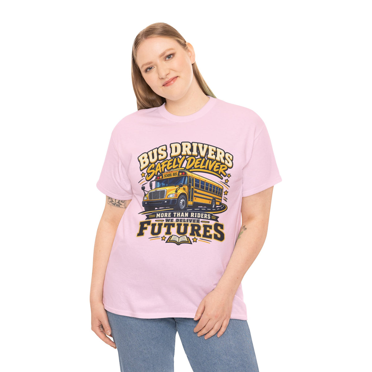 Bus Drivers Safely Deliver Futures Graphic T-Shirt