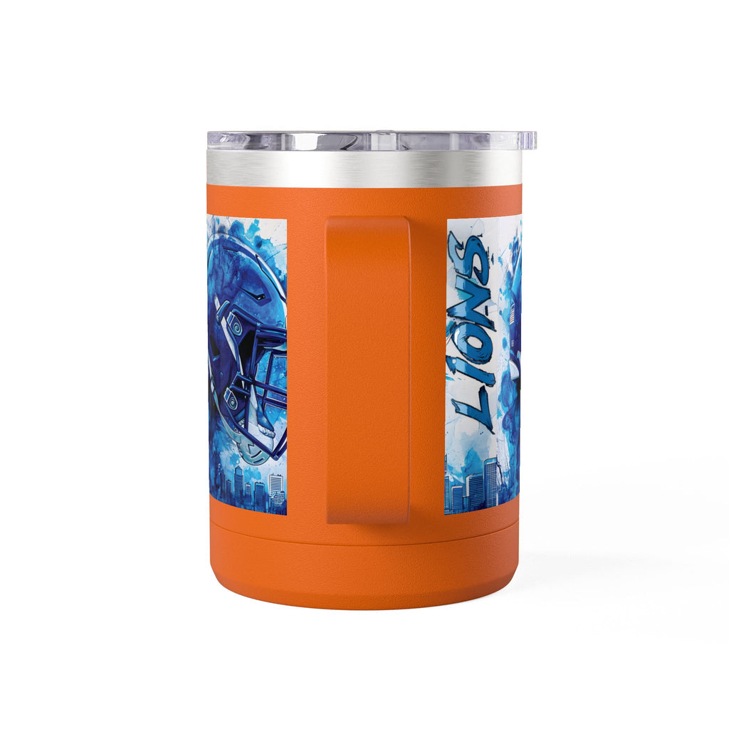 Blue Football Helmet Lions mug | 15oz Tumbler