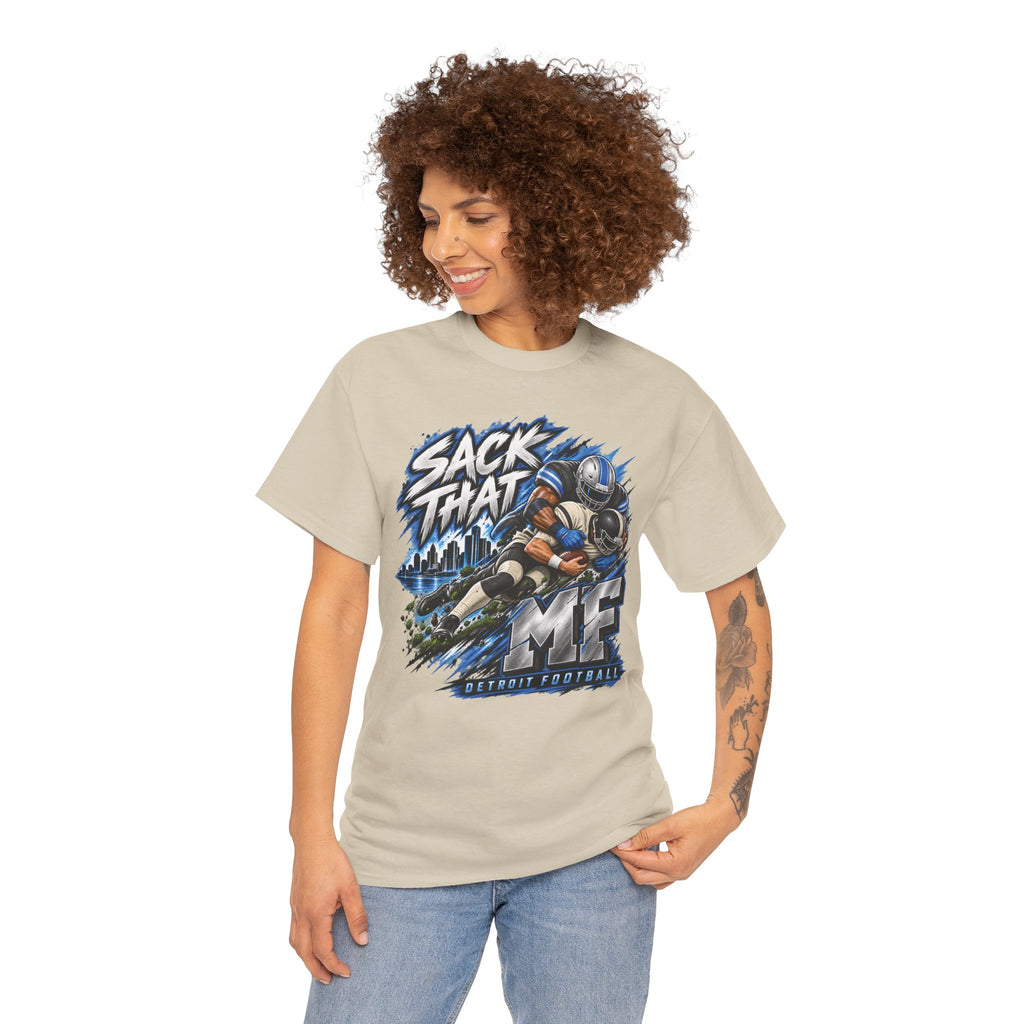 Sack That MF Lions football Graphic T-Shirt