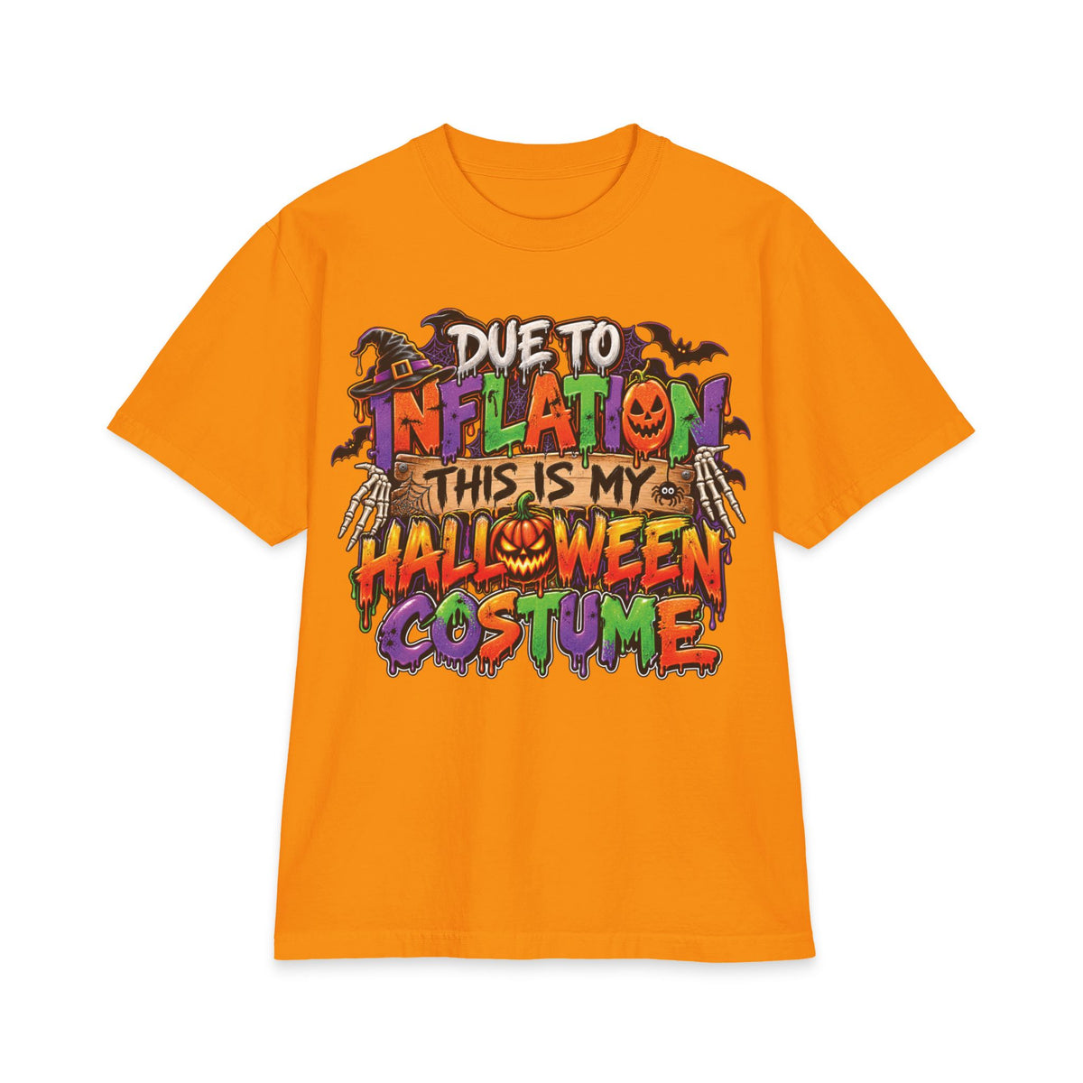 Due to Inflation This Is My Halloween Costume T-Shirt | Funny Halloween Tee