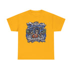 Detroit Basketball Lion Graphic Tee | Motor City D Old English Logo
