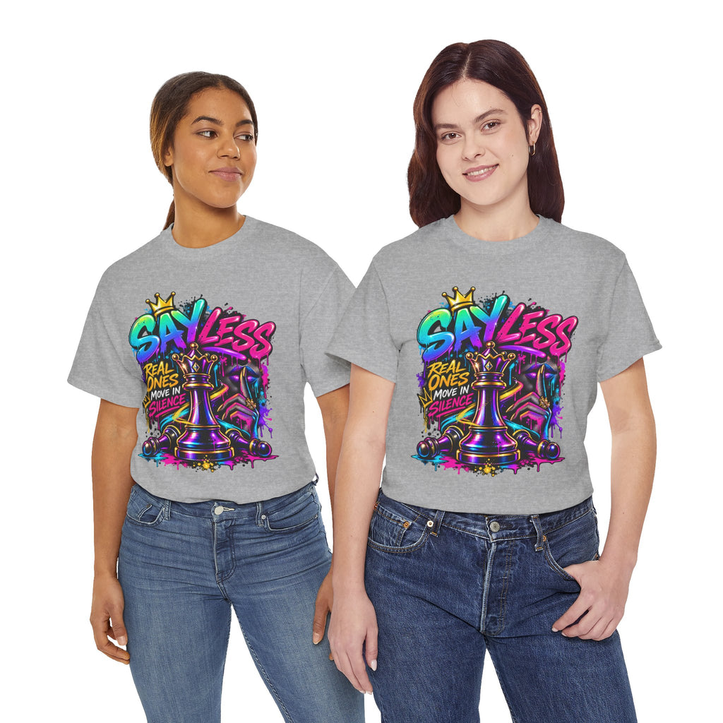 Say Less Chess King Tee | Graffiti Chess Piece Streetwear