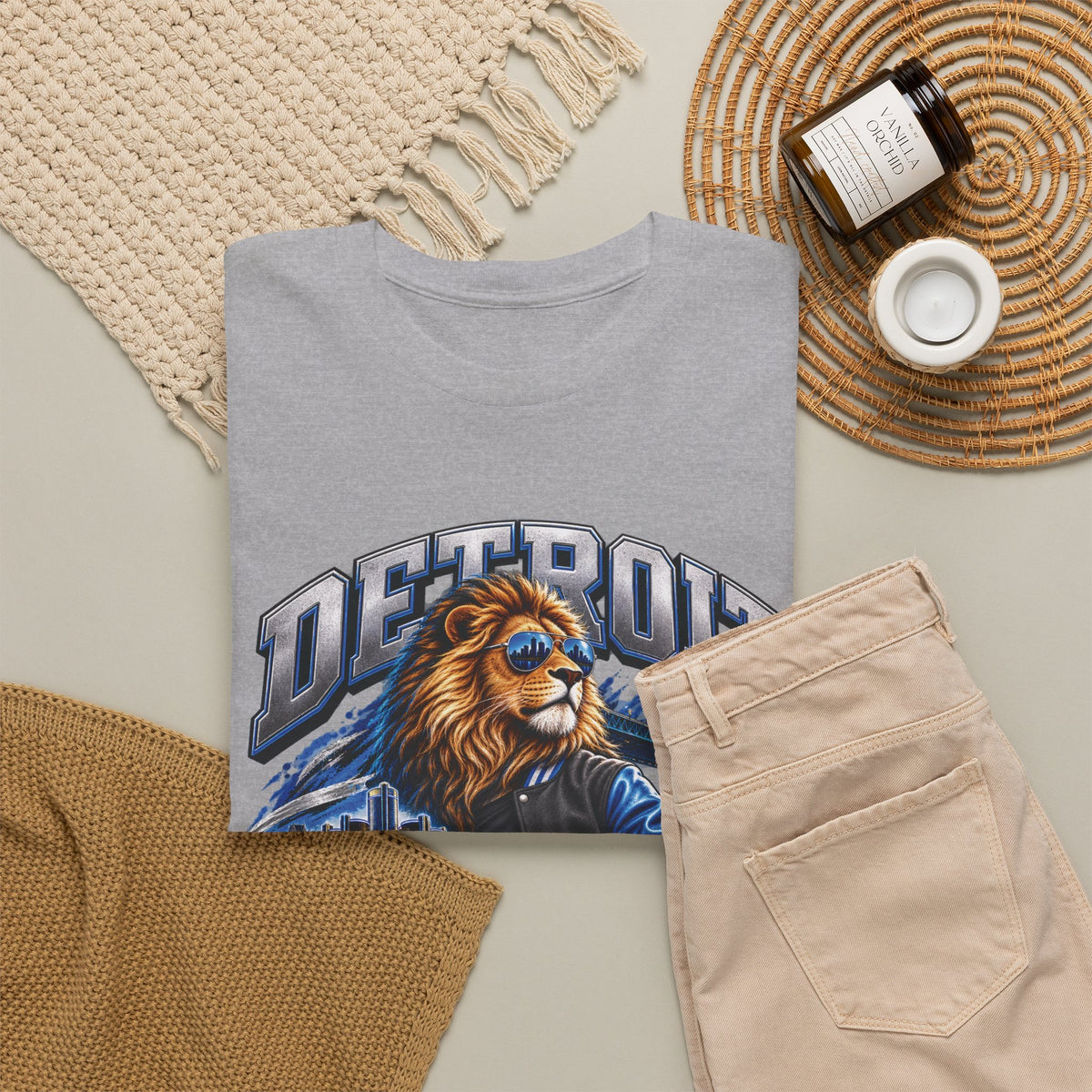 Detroit Lions Football Graphic T-Shirt