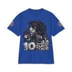 10 Years of 6lack Tour graphic T-Shirt | Number 6 back design