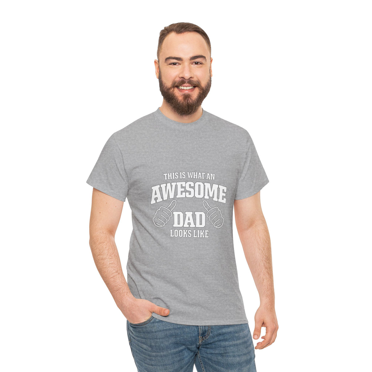 Awesome Dad T-Shirt | "This Is What An Awesome Dad Looks Like", Fathers Day Tee