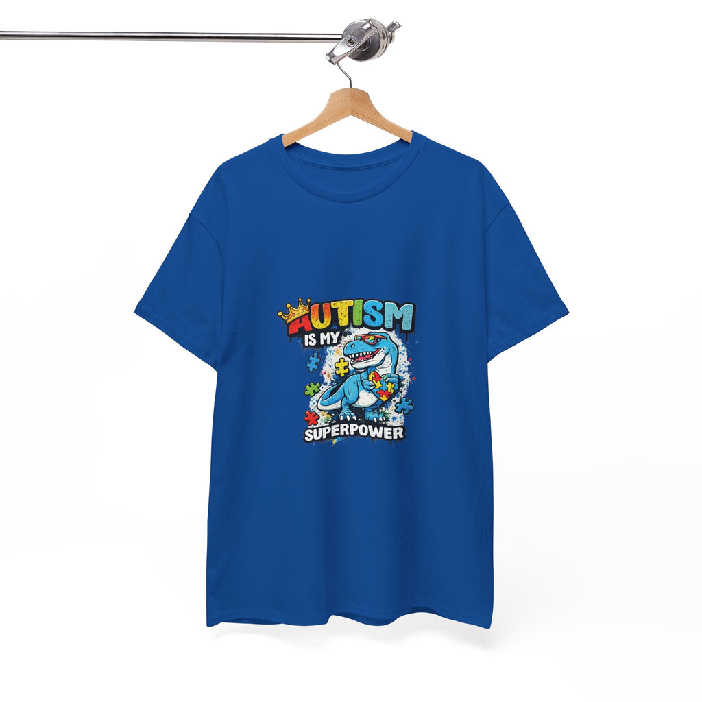 Autism Is My Superpower T-Shirt | Puzzle Piece Shark Design