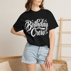 Birthday Crew Graphic T-Shirt