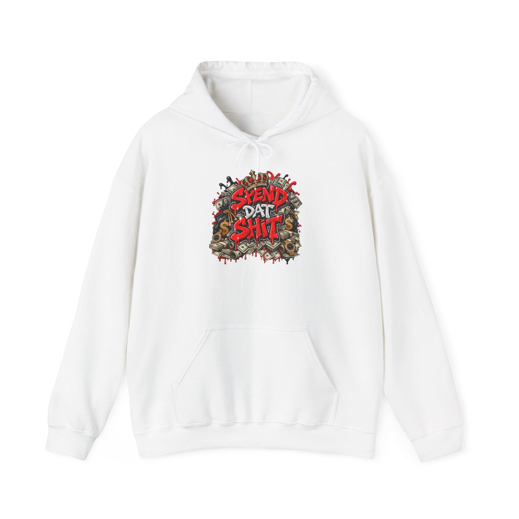 Skull Garden "Send Dat Shit" Hoodie | Graphic Streetwear, Edgy Horror Design