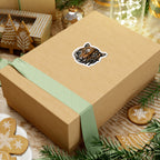 Tiger Face with 'Do It or Quit' Text Sticker | Kiss-Cut Vinyl Decal