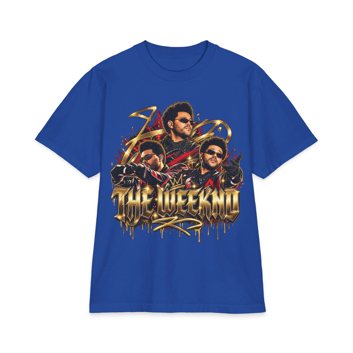 XO Heart Graphic T-Shirt | Weeknd Style Music Portrait Tee