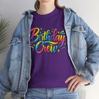 Birthday Crew Colorful Celebration T-Shirt