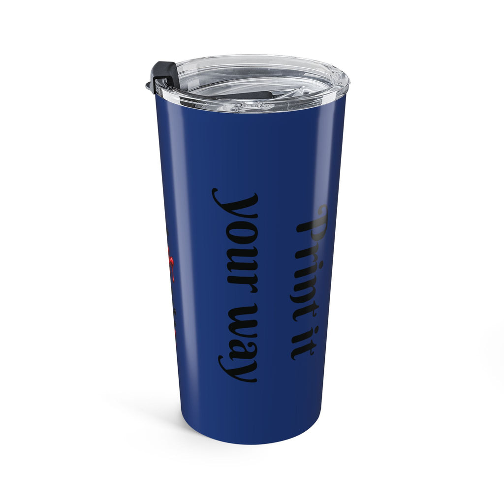 Retro Music Guitar Graffiti Tumbler | 20oz Stainless Steel Travel Cup