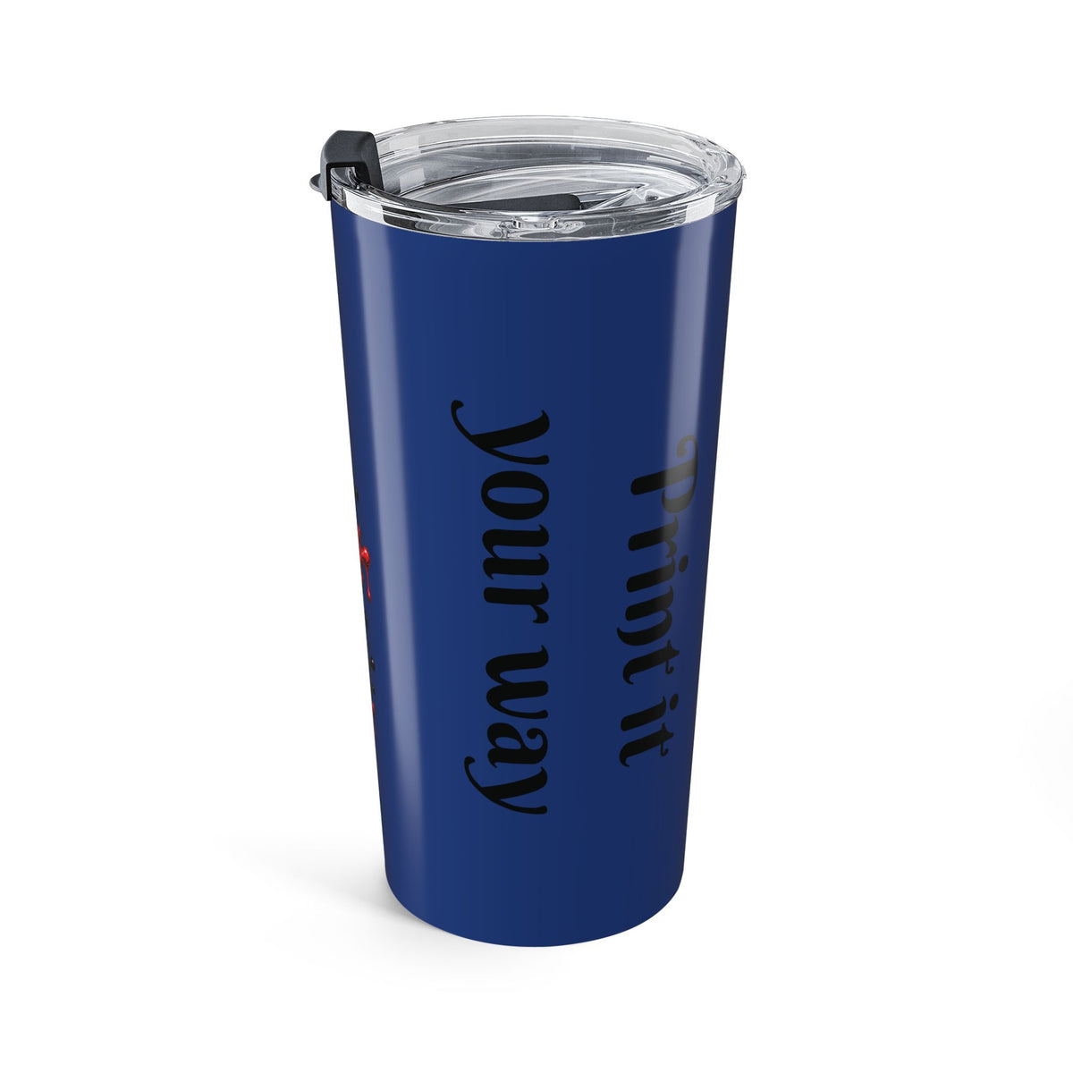 Retro Music Guitar Graffiti Tumbler | 20oz Stainless Steel Travel Cup
