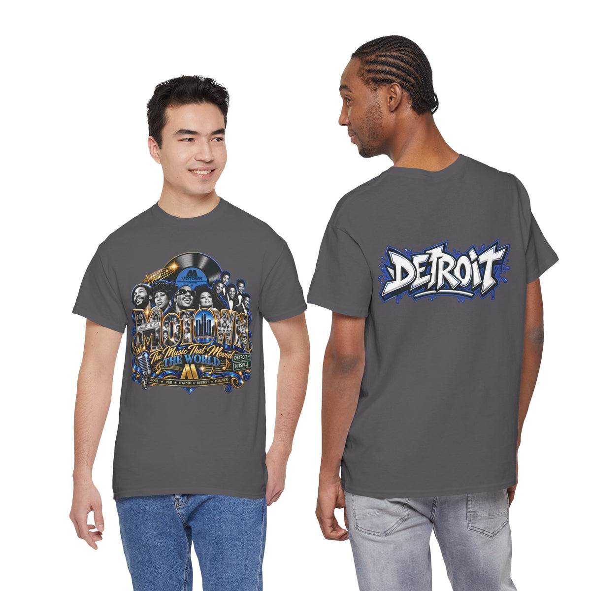 Motown Legends Tee | Detroit Graffiti Back