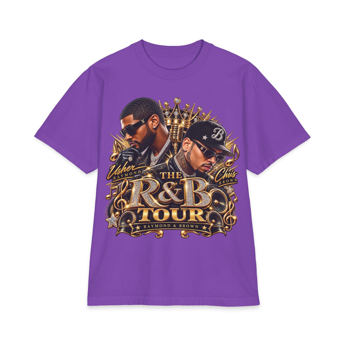 R&B Tour Graphic Tee | Concert Vintage Portrait Design