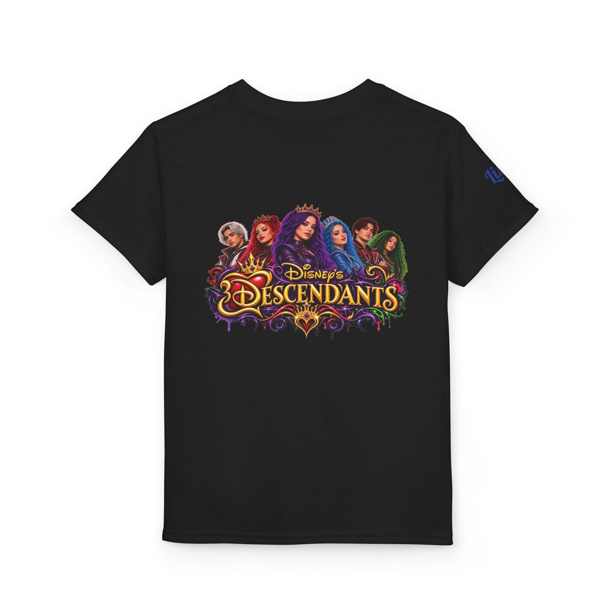 Descendants and Zombies worlds Collide Logo Youth T-Shirt | Movie Character Tee