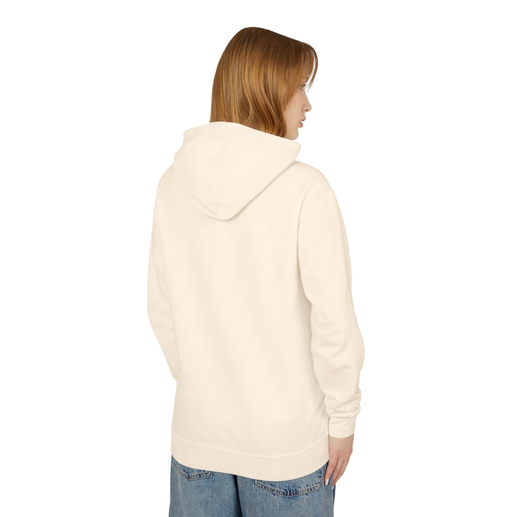 Dual Flame Masks Hoodie | Blue Pink Surreal Faces Graphic
