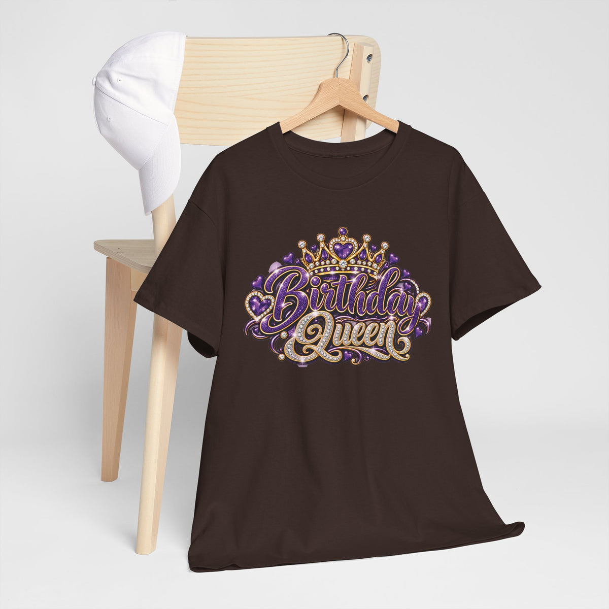 Birthday Purple Queen Graphic T-Shirt